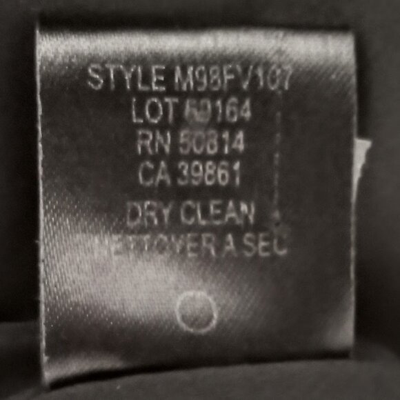 Tahari Black Silk Embroidered Velvet Jacket - Picture 8 of 8